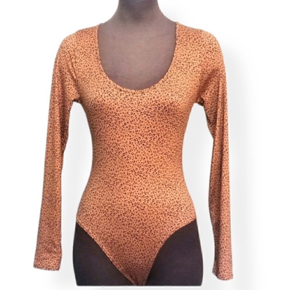 GAZE LEOPARD PRINT BODY SUIT SZ. XS